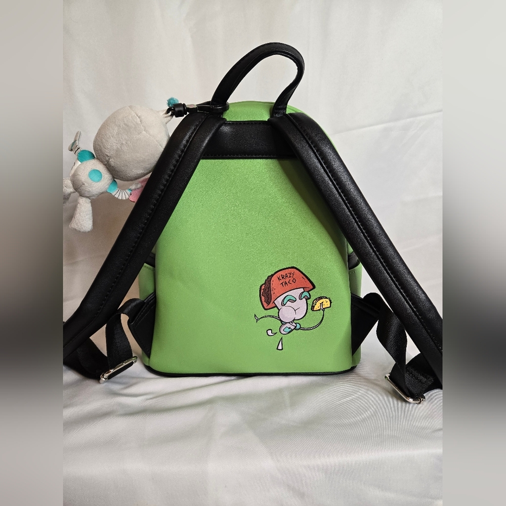 Rare Loungefly GIR Mini Backpack – Limited Edition Invader Zim – New + Bonus Plu - Picture 7 of 7